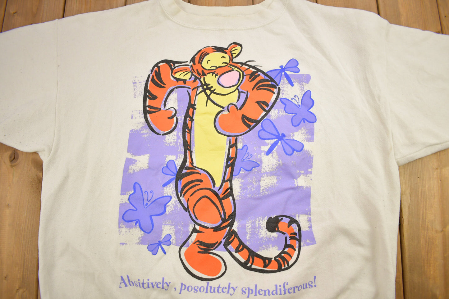 Vintage 1990s Walt Disney Tigger Graphic Disney Crewneck / Vintage Sweatshirt / Vintage Disney / Winnie The Pooh / Made In USA