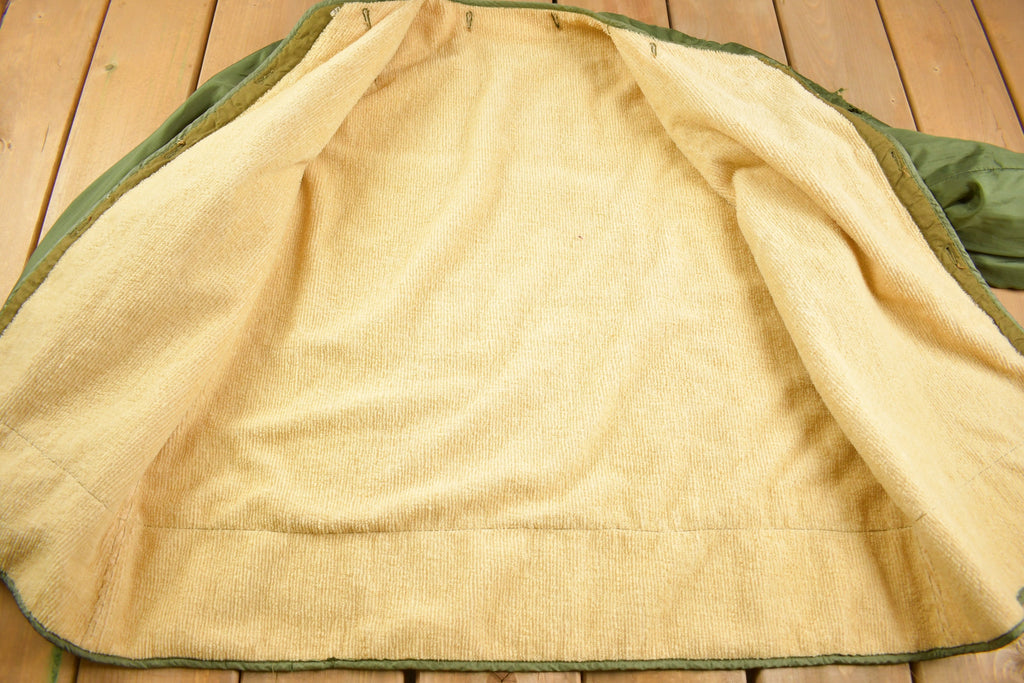 Vintage 1951 100% Wool Lining Authentic Military Parka Jacket Liner