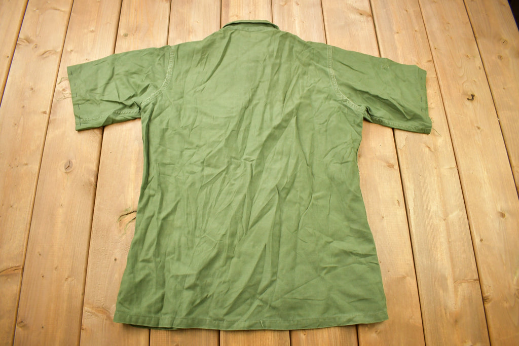 Vintage 1967 OG-107 US Air Force Military Sateen Shirt