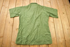 Vintage 1967 OG-107 US Air Force Military Sateen Shirt