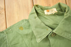 Vintage 1960s OG-107 US Air Force Military Sateen Shirt