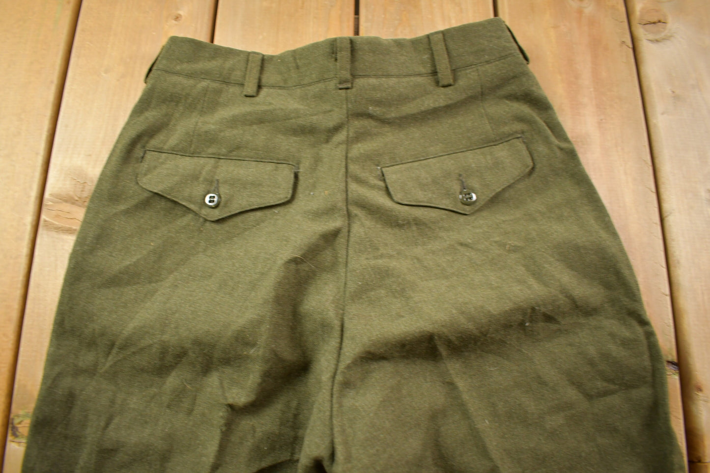 Vintage 1982 US Military Wool Trousers Size 30 x 32 / True Vintage / Army Pants / Military Pant's / Militaria