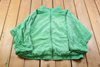Vintage 1990s Laura Katherine Green Windbreaker & Track Pants Set  Streetwear  Lightweight Jacket  Vintage Track Set  Full Zip Jacket