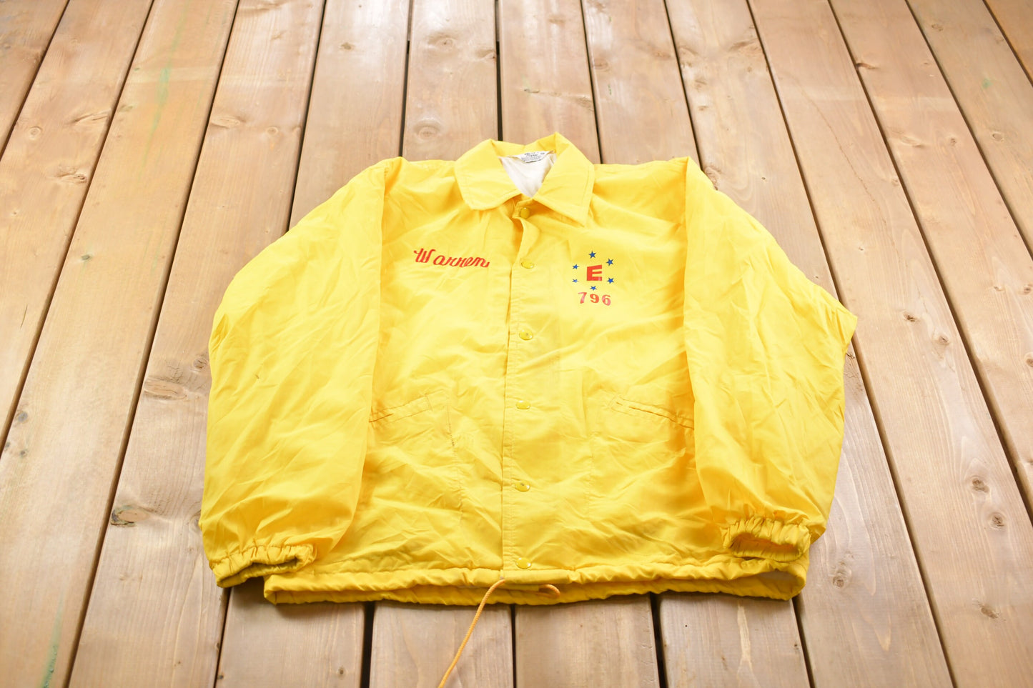 Vintage 1980s WestWind Lake City Yacht Club Windbreaker Jacket / Streetwear / Light Jacket / Vintage Windbreaker / Embroidered