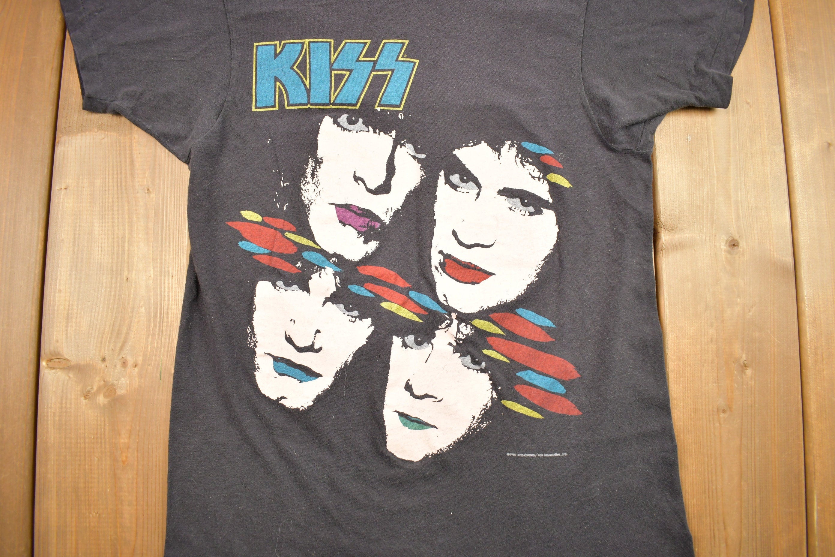 Vintage 1986 KISS Asylum World Wide Tour Band T-Shirt