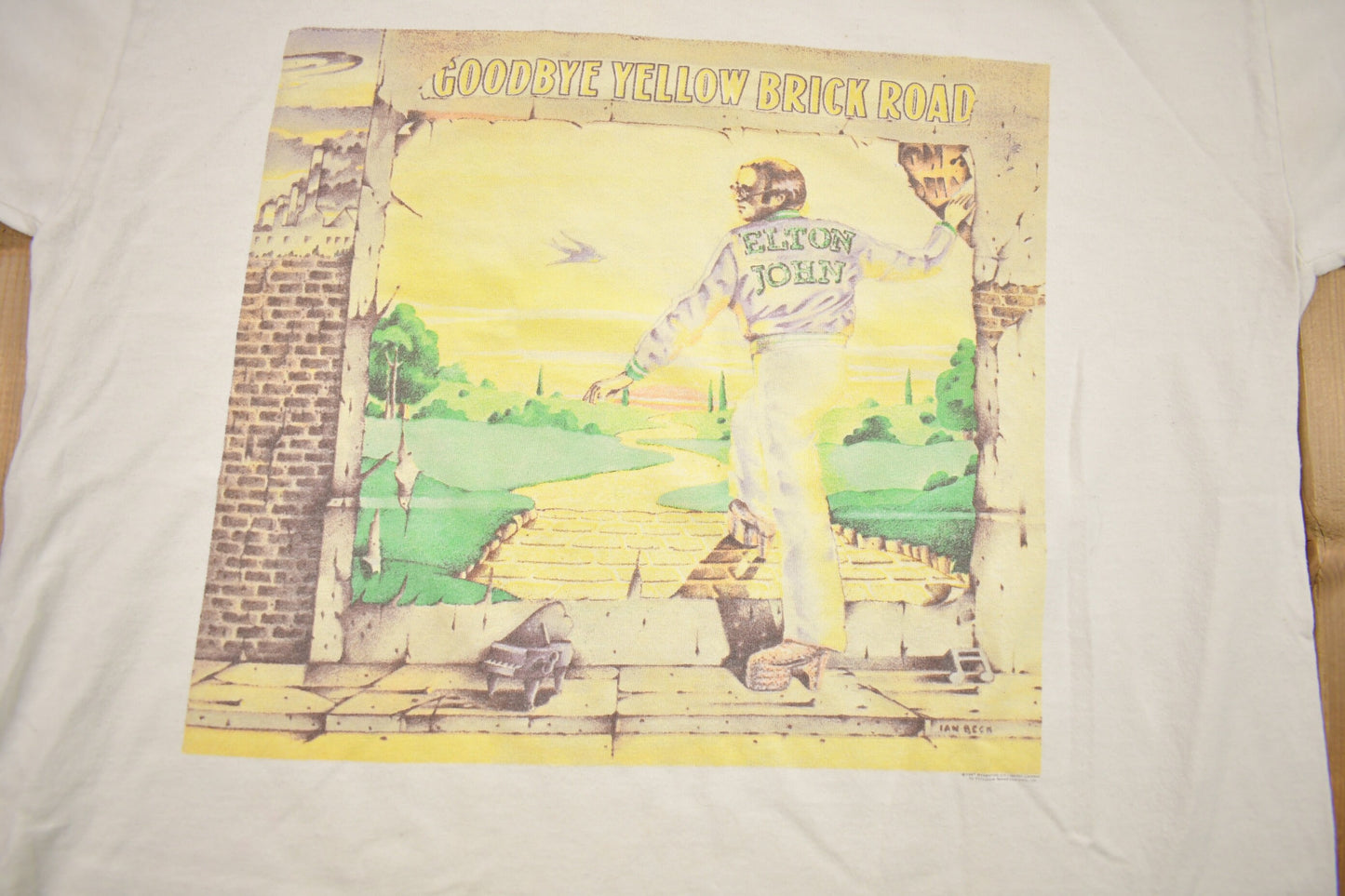 Vintage 1997 Elton John Goodbye Yellow Brick Road Band T-shirt / 90s T-shirt / Music Promo / Premium Vintage