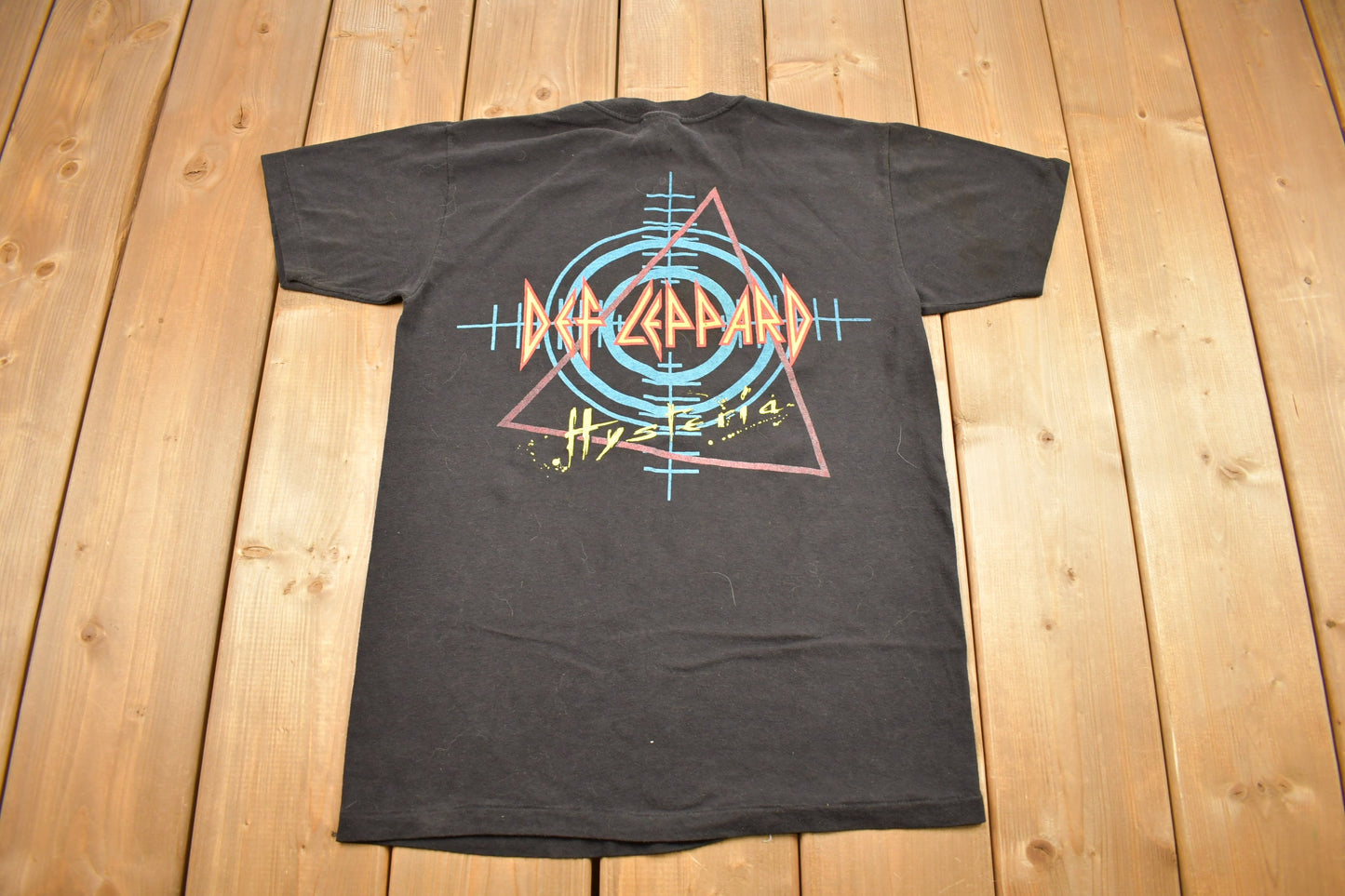 Vintage 1987 Def Leppard Hysteric Tour Band T-shirt / Band Tee / Single Stitch / Made in USA / 90s T-shirt / Music Promo / Premium Vintage