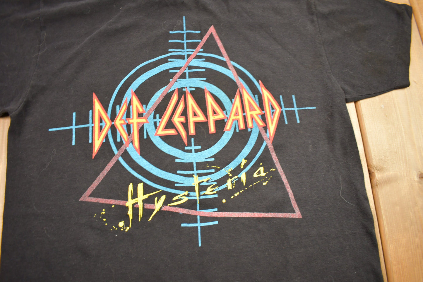 Vintage 1987 Def Leppard Hysteric Tour Band T-shirt / Band Tee / Single Stitch / Made in USA / 90s T-shirt / Music Promo / Premium Vintage