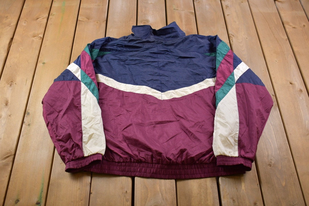 90s on sale colorful windbreaker