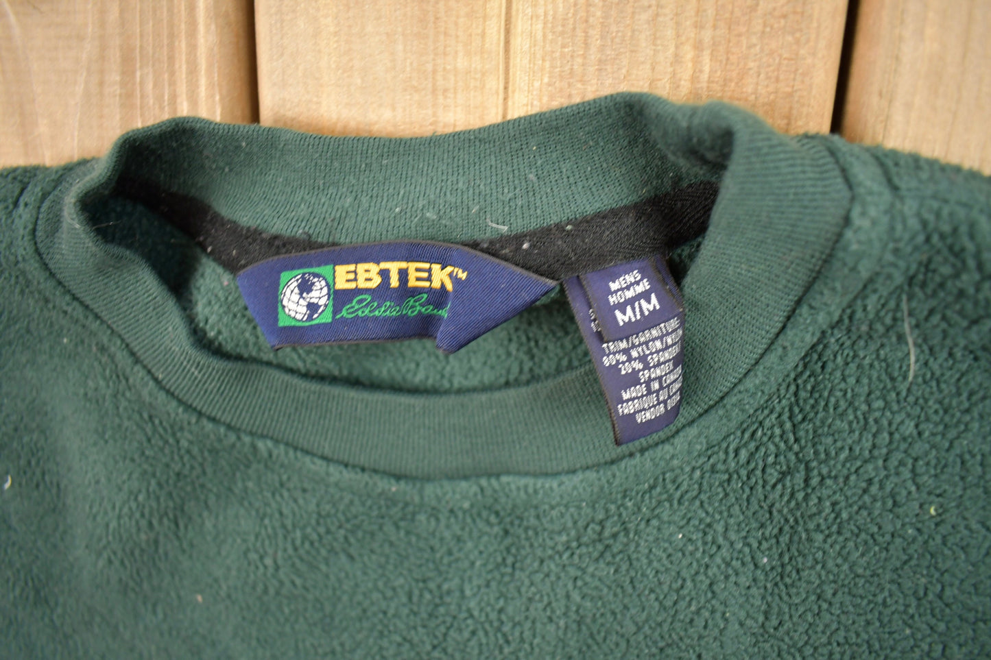 Vintage 1990s EB-TEK Eddie Bauer Fleece Crew Neck Sweater / Sportswear / 90s Sweater / Streetwear / Outdoorsman / Made In Canada