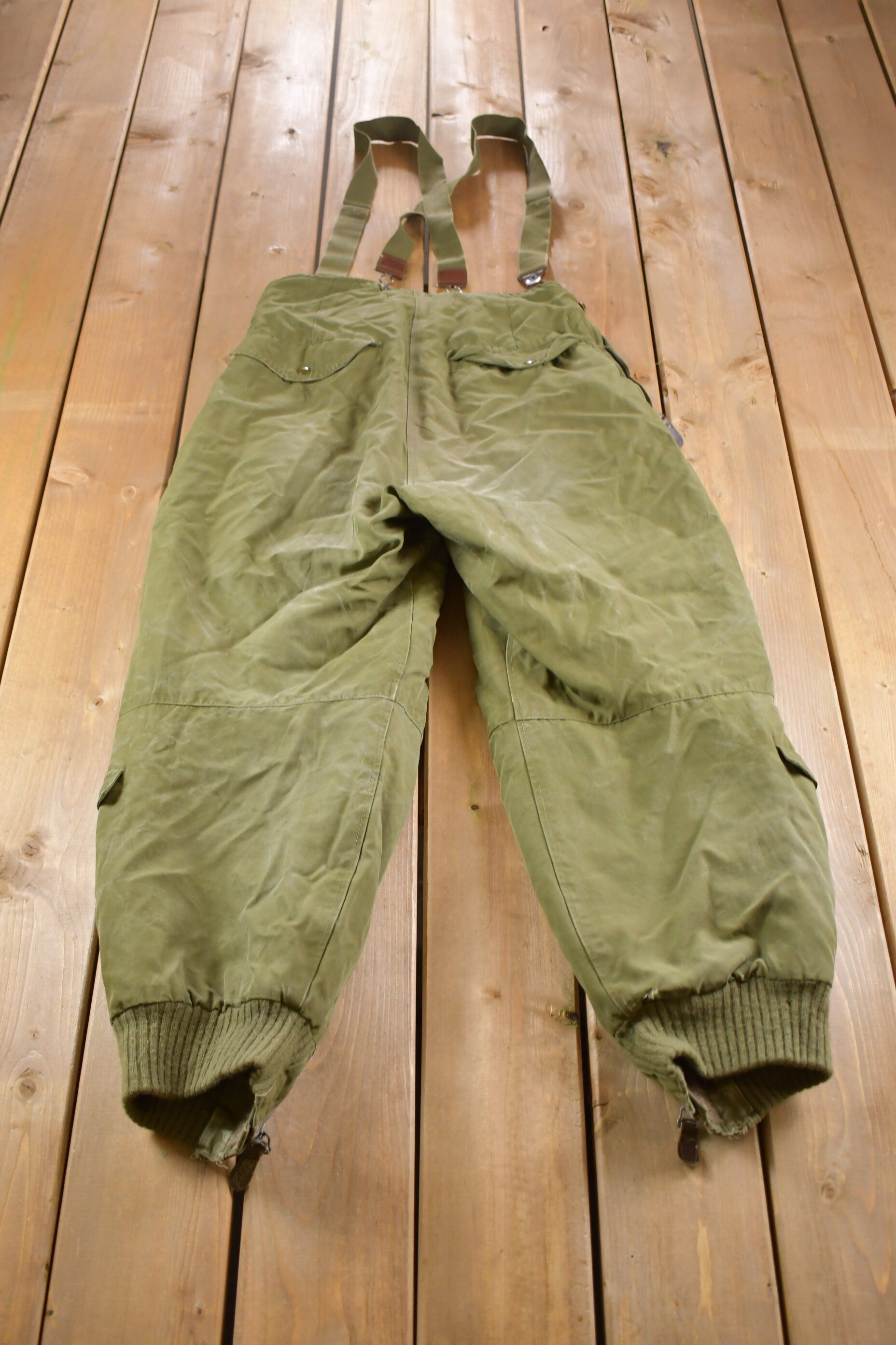 Vintage 1944 US Army Air Force Pants With Straps Size 32 Large