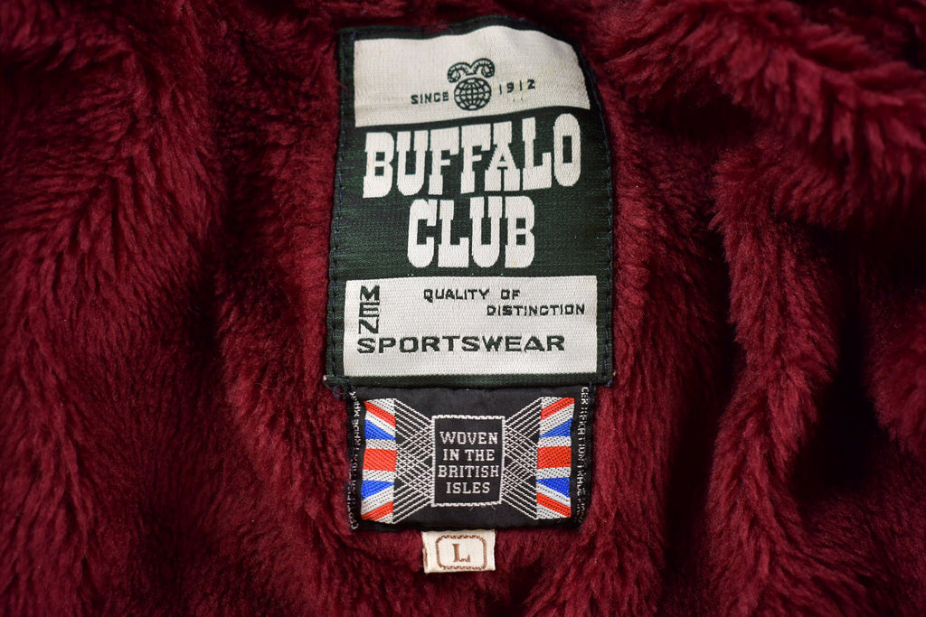 Vintage 1970s Buffalo Club Wool Lined Plaid Jacket