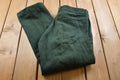 Vintage 1970s Green Johnson Trousers Size 26 x 30.5