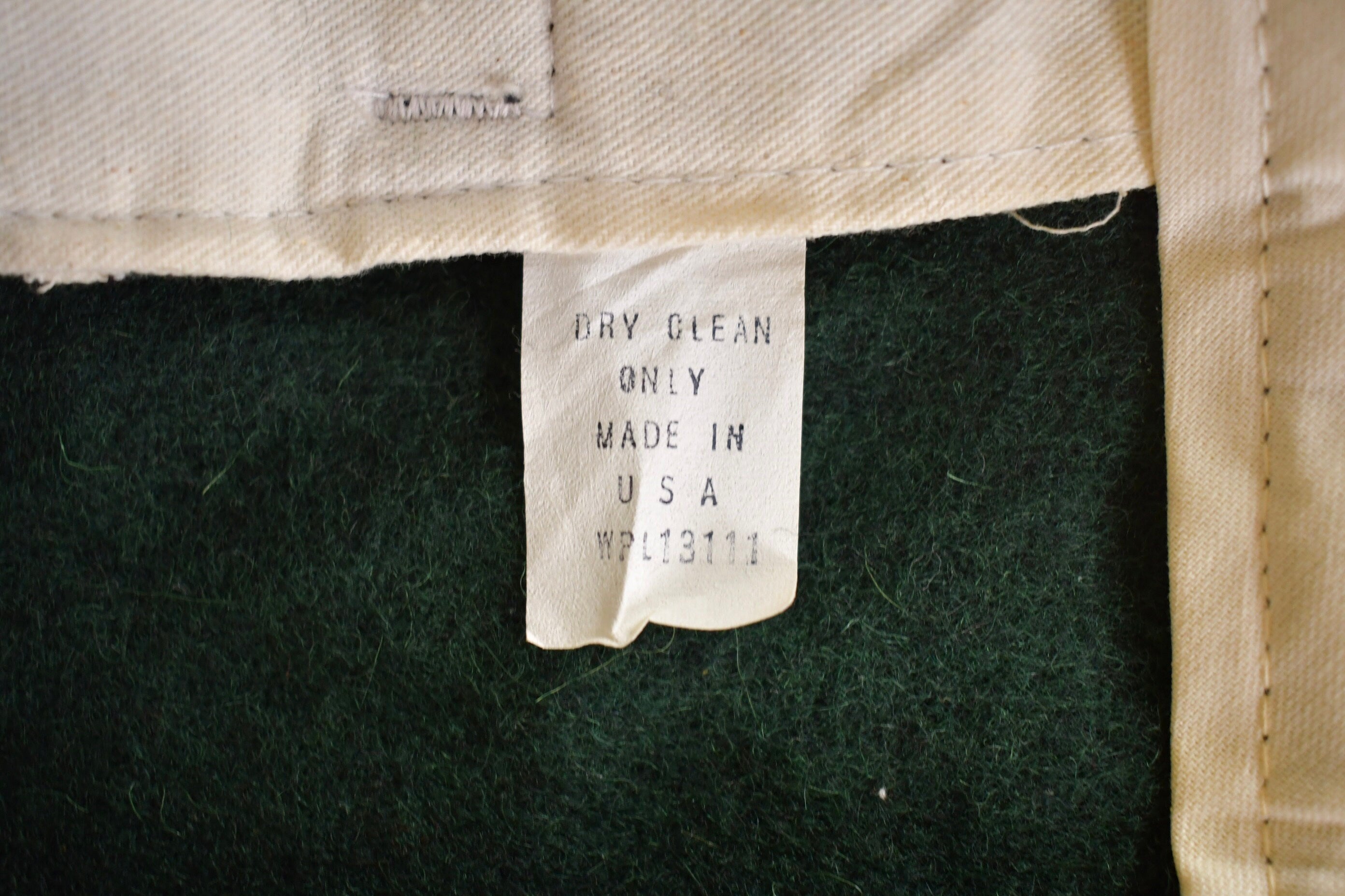 Vintage 1970s Green Johnson Trousers Size 26 x 30.5