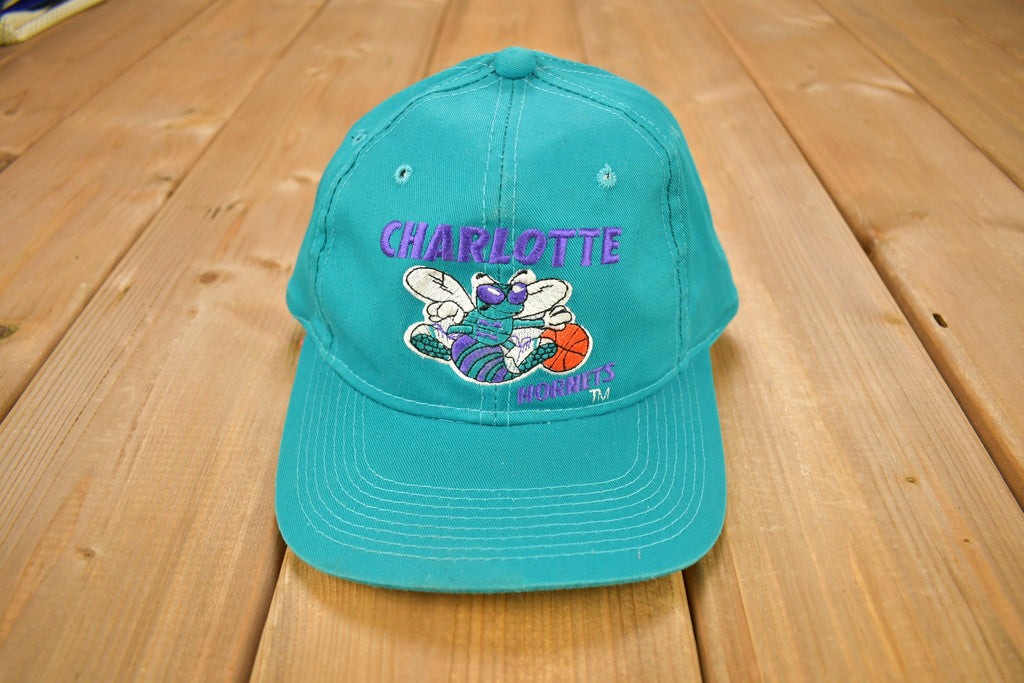 Vintage 1990s Charlotte Hornets NBA Snap Back Hat