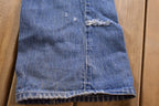 Vintage 1970s Distressed Lee Bell Bottom Jeans Size 28 x 33