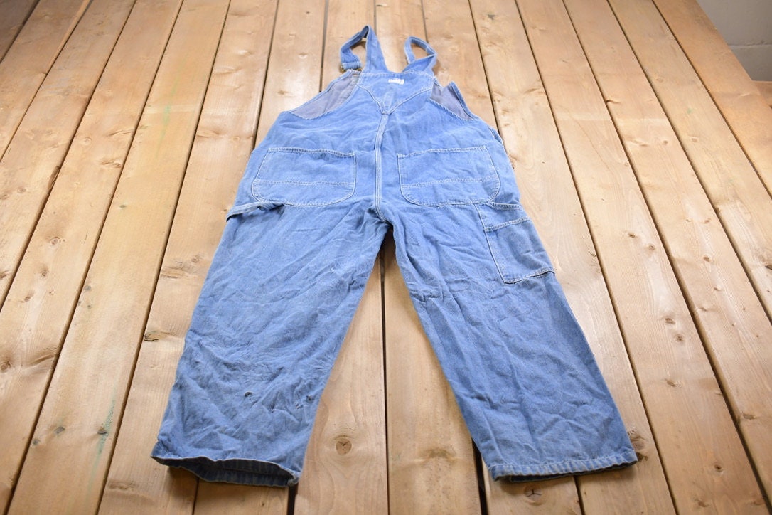 Vintage 1990s Liberty Denim Jean Overalls Size 40