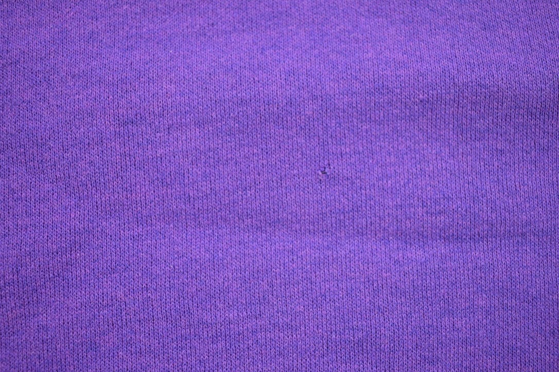 Vintage 1990s Purple Blank Crewneck Sweatshirt / 90s Crewneck / Made In USA / Essential / Streetwear / 90s Blank