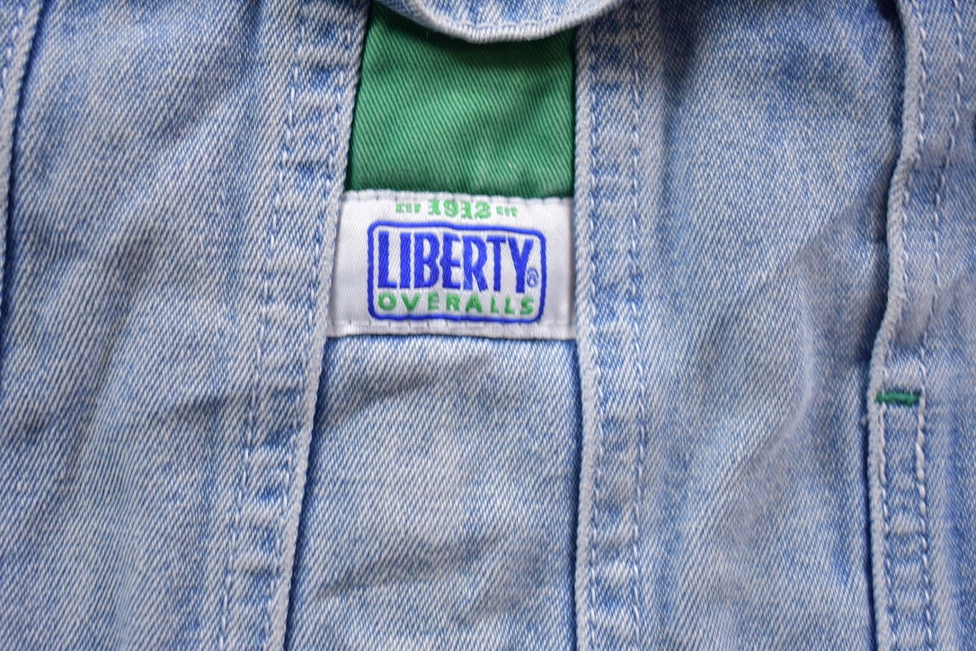 Vintage 1990s Liberty Denim Jean Overalls Size Medium