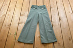 Vintage 1970s Bit And Pieces Youth Bell Bottom Trousers Size 22 x 22.5
