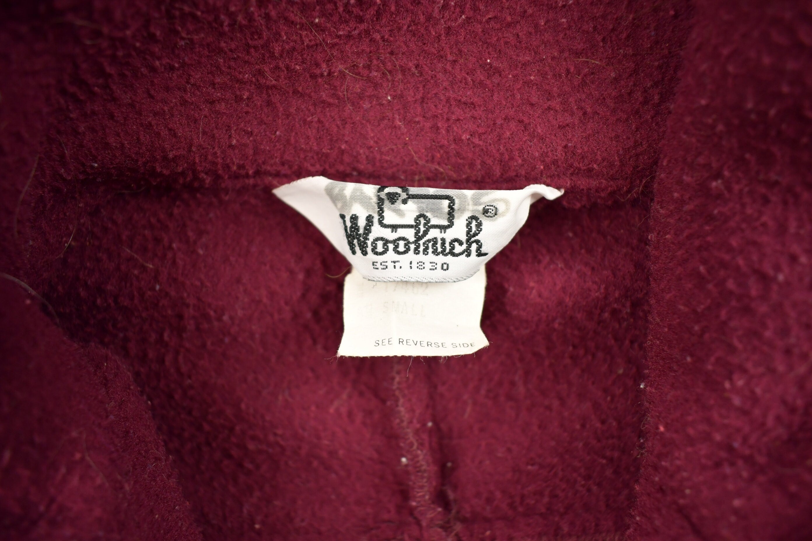 Vintage 1980s Woolrich Fleece Zip Up Sweater