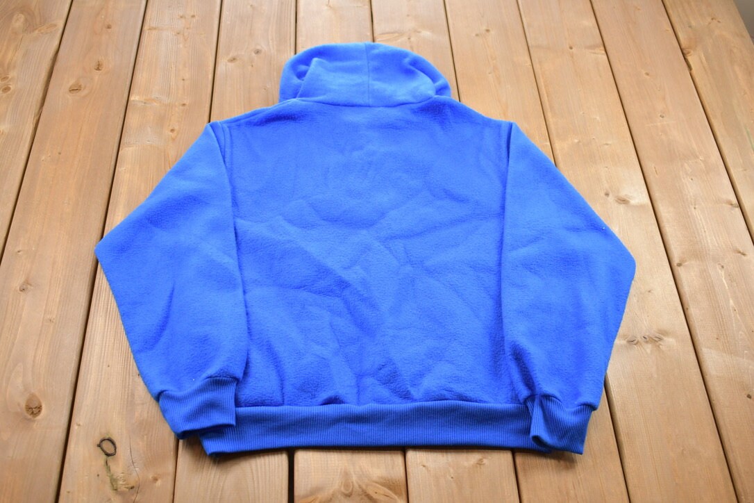 Vintage 1990s Cheval Fleece Hoodie / Outdoorsman / 90s Sweater / Streetwear / Hiking / Fleece Zip up / Fleece Hoodie