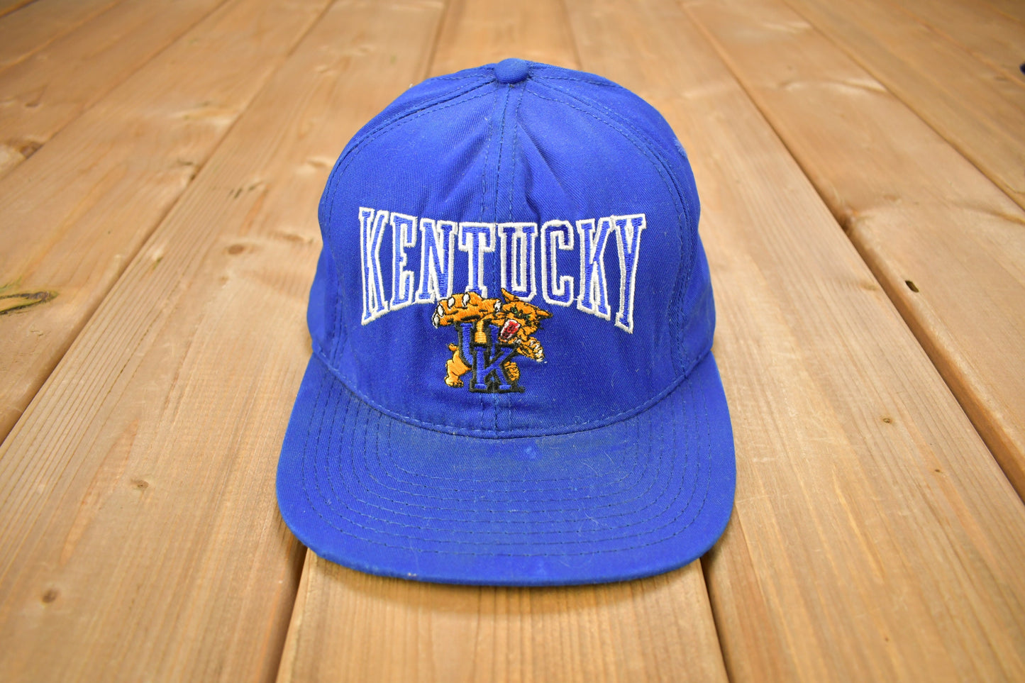 Vintage 1990s University Of Kentucky Wildcats Collegiate Snap Back Hat / OSFA / 90s Snap Back / Made In USA