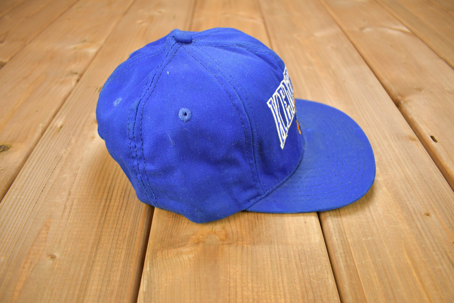 Vintage 1990s University Of Kentucky Wildcats Collegiate Snap Back Hat / OSFA / 90s Snap Back / Made In USA