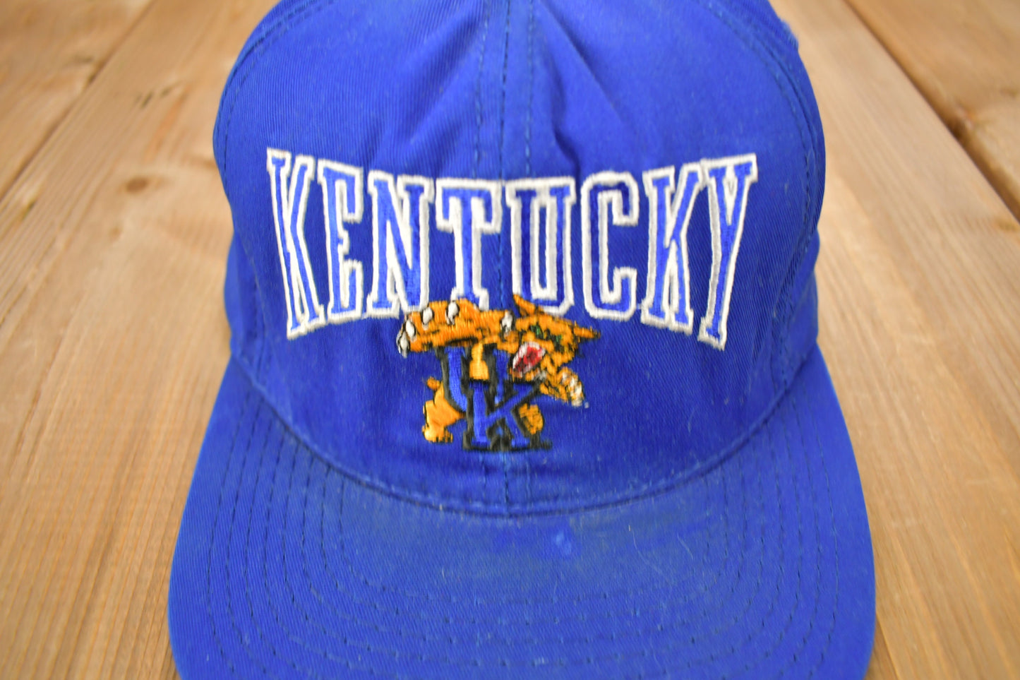 Vintage 1990s University Of Kentucky Wildcats Collegiate Snap Back Hat / OSFA / 90s Snap Back / Made In USA