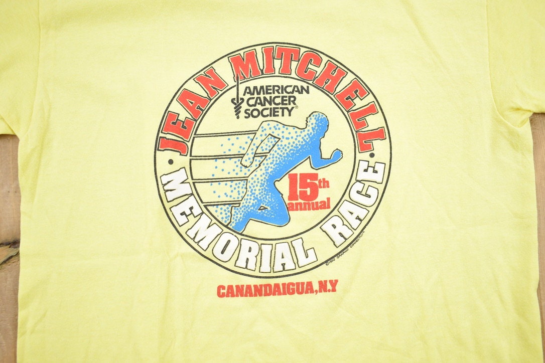 Vintage 1990s 15th Jean Mitchell Memorial Race Canandaigua New York Souvenir T Shirt