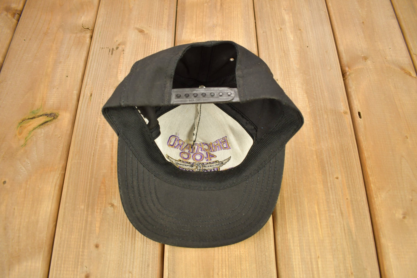 Vintage 1994 Brickyard 400 Inaugural Race Snap Back Hat / OSFA / 90s Snap Back / Vintage Hat / Embroidered / 2 Tone