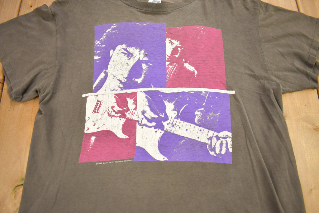 Vintage 1988 Bob Dylan Tour Graphic T-Shirt Band Tee
