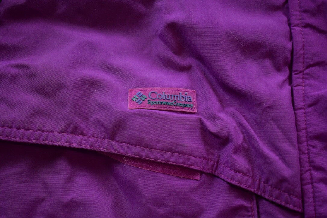 Vintage 1990s Purple Columbia Sportswear Womens Ski Jacket / Streetwear / Light Jacket / Vintage Ski Jacket / Powder Keg