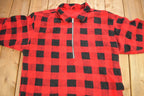 Vintage 1980s Marlboro Unlimited Reversible Quarter Zip Fleece Sweater