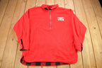 Vintage 1980s Marlboro Unlimited Reversible Quarter Zip Fleece Sweater
