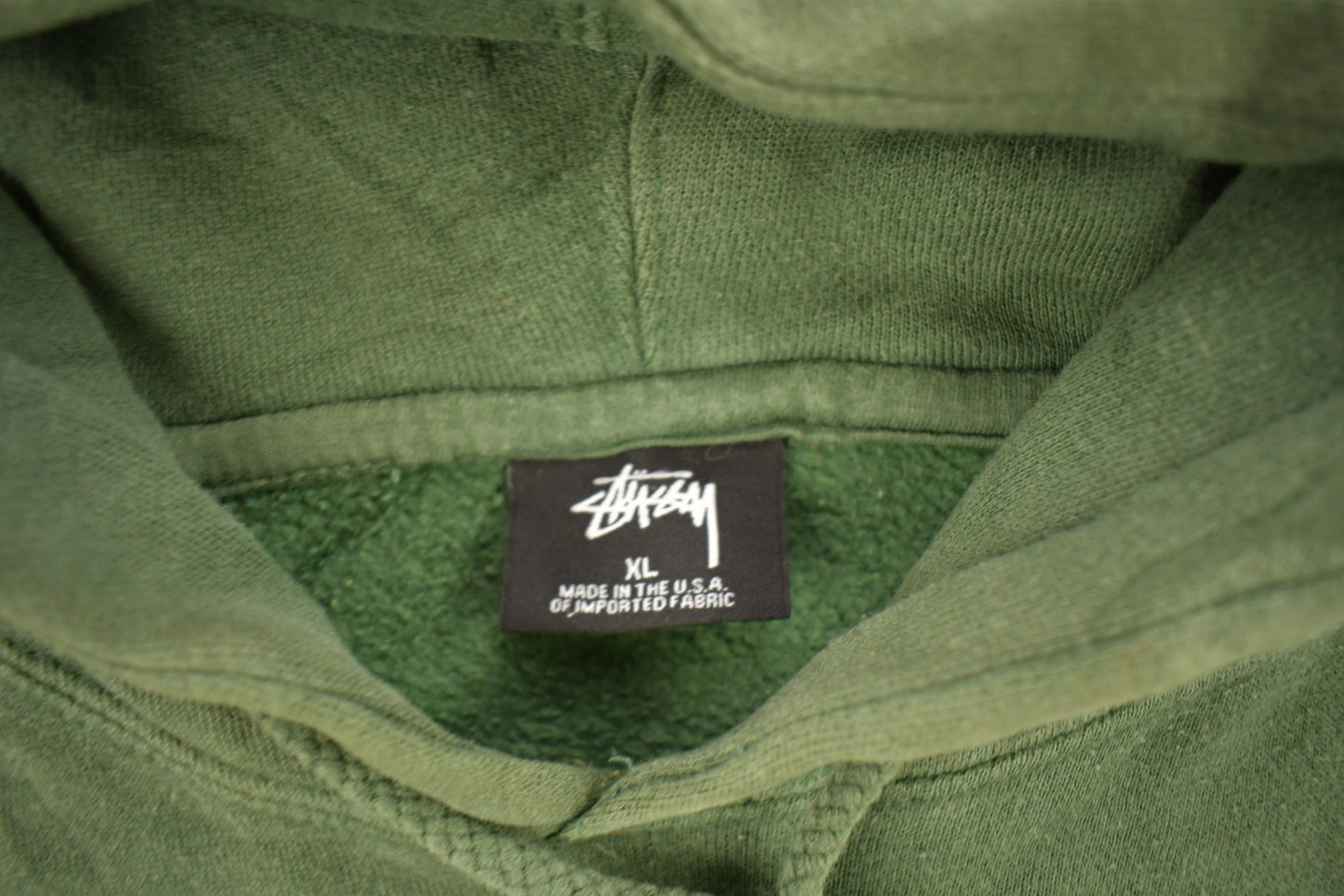 Vintage 1990s Stussy International Graphic Hoodie / 90s Hoodie / Vintage Sweater / Vintage Stussy / Made In USA