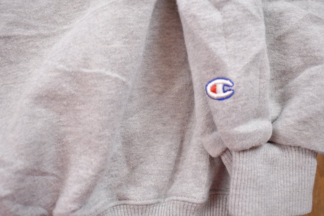 Vintage 1990s Embroidered Champion Sweatshirt / Vintage Champion / Vintage Pullover / Streetwear / Athleisure Sportswear / 90s Champion