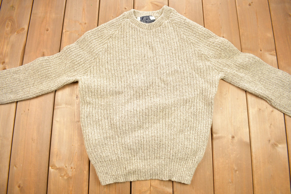 Vintage 1990s 100% Wool Knit Sweater