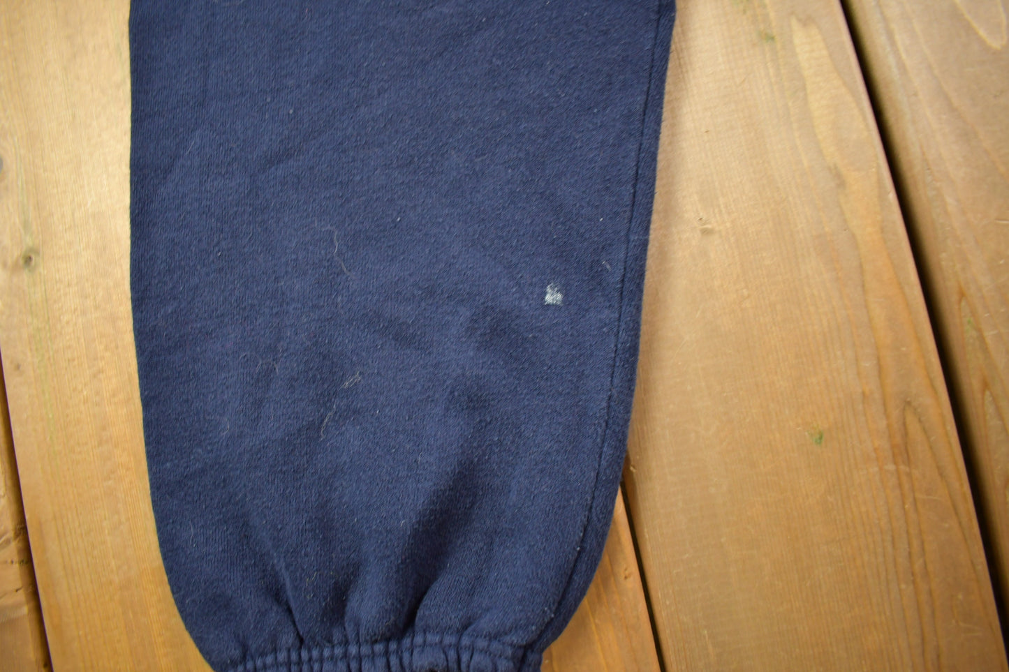 Vintage 1990s USA Navy Soffee Sweatpants Size L / Elastic Waist / American Vintage / Military Fashion