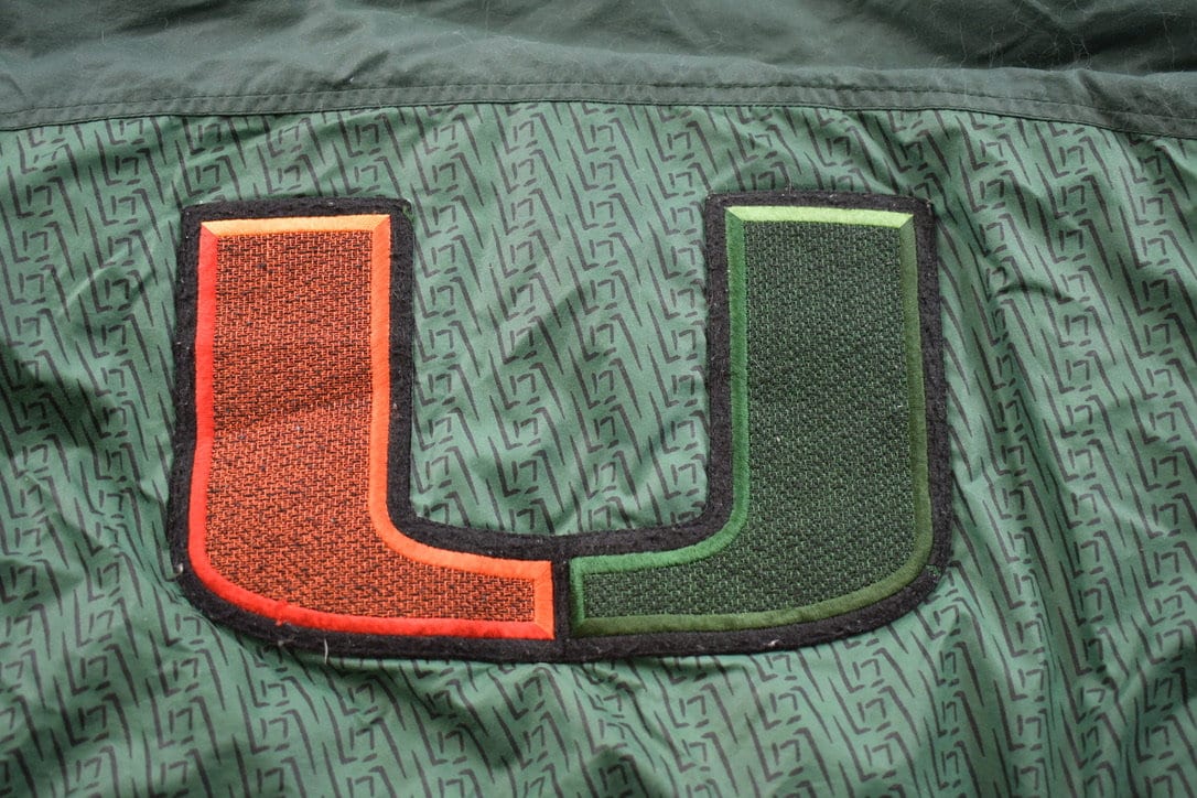 Vintage 1990s Nike Miami University Collegiate Jacket / Embroidered / Varsity Jacket / Sportswear / Americana / Winter Jacket