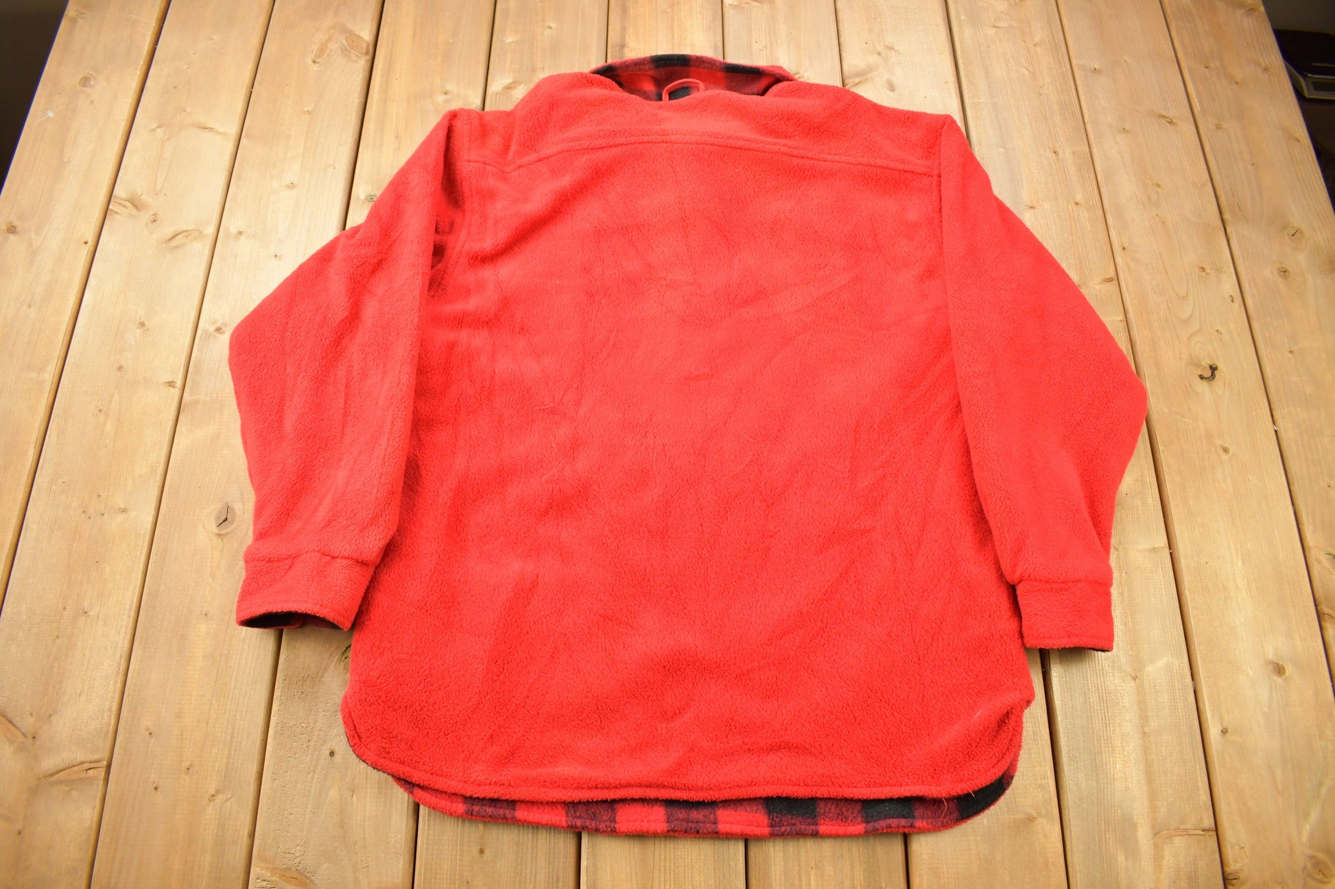 Vintage 1990s Marlboro Unlimited Reversible Quarter Zip Fleece Sweater