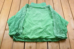 Vintage 1990s Laura Katherine Green Windbreaker & Track Pants Set  Streetwear  Lightweight Jacket  Vintage Track Set  Full Zip Jacket