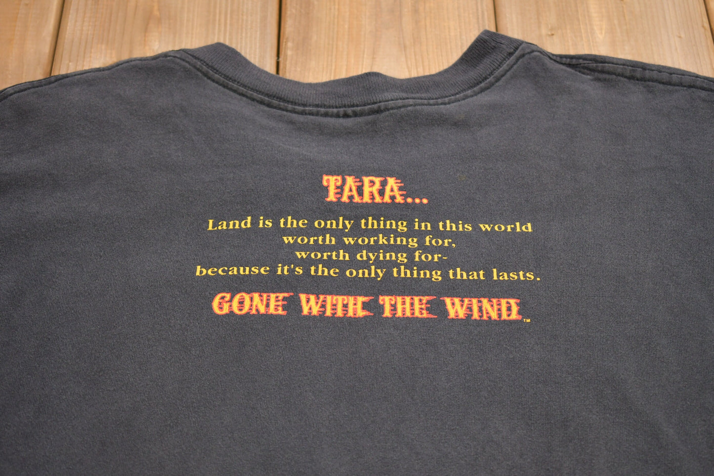 Vintage 1990s Gone With The Wind Graphic Stanley Desantis T Shirt / Tara / Vintage T Shirt / Graphic Tee / Single Stitch / Made In USA