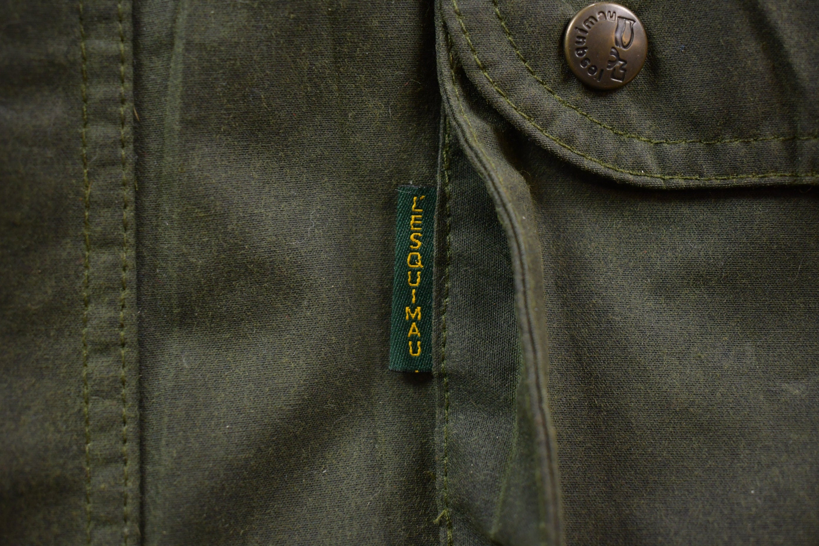 Vintage 1990s L'esquimau Waxed Jean Chore Jacket
