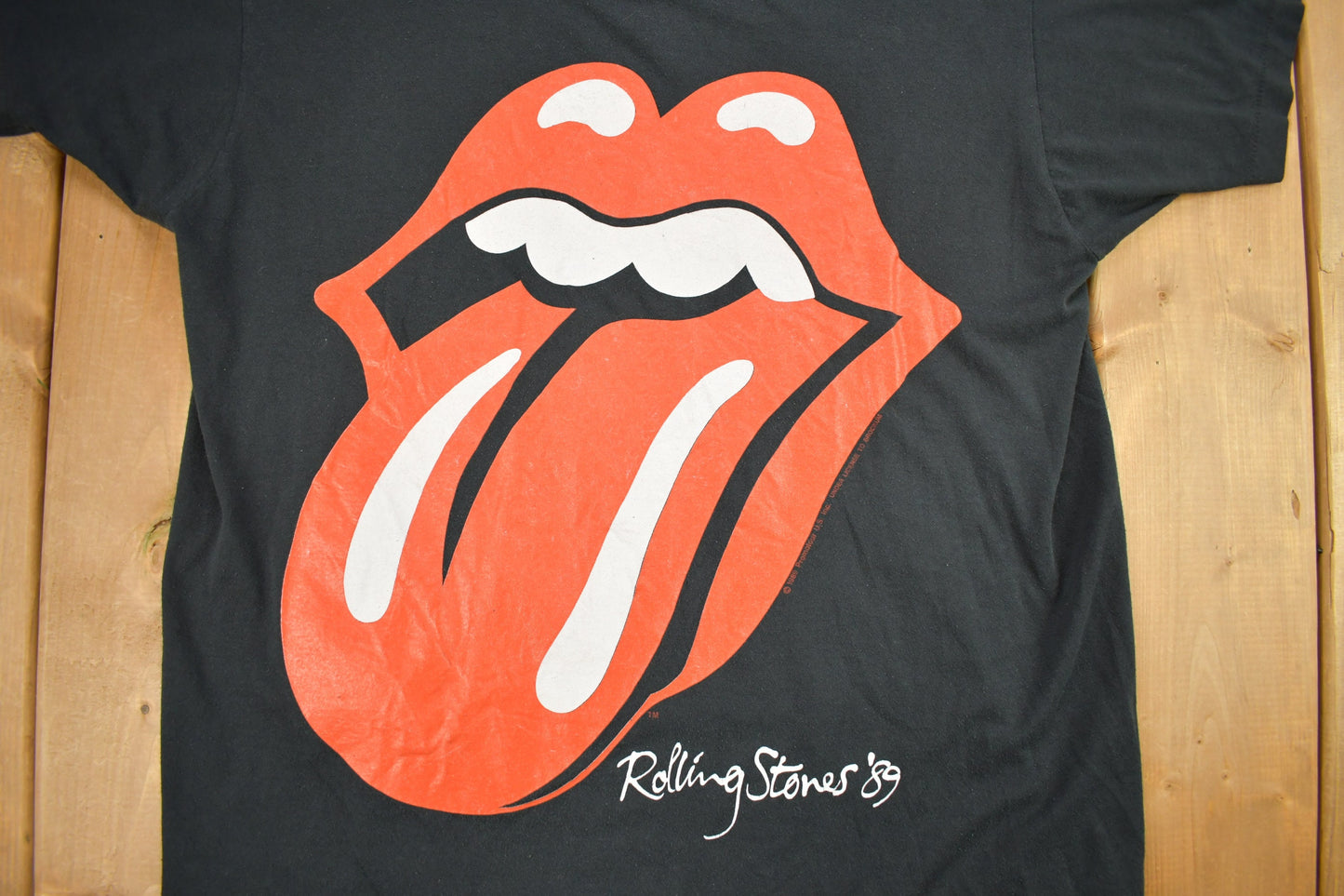 Vintage 1989 The Rolling Stones The Canadian Tour Band T-shirt / Band Tee / Single Stitch / Made in Canada / Music Promo / Premium Vintage