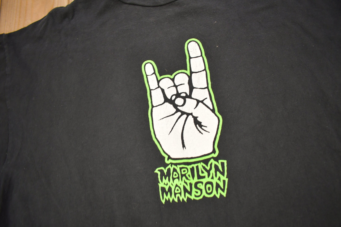 Vintage 1990s Marilyn Manson "We Hate Love We Love Hate" T Shirt / Size XL / Winterland / Manson Tee