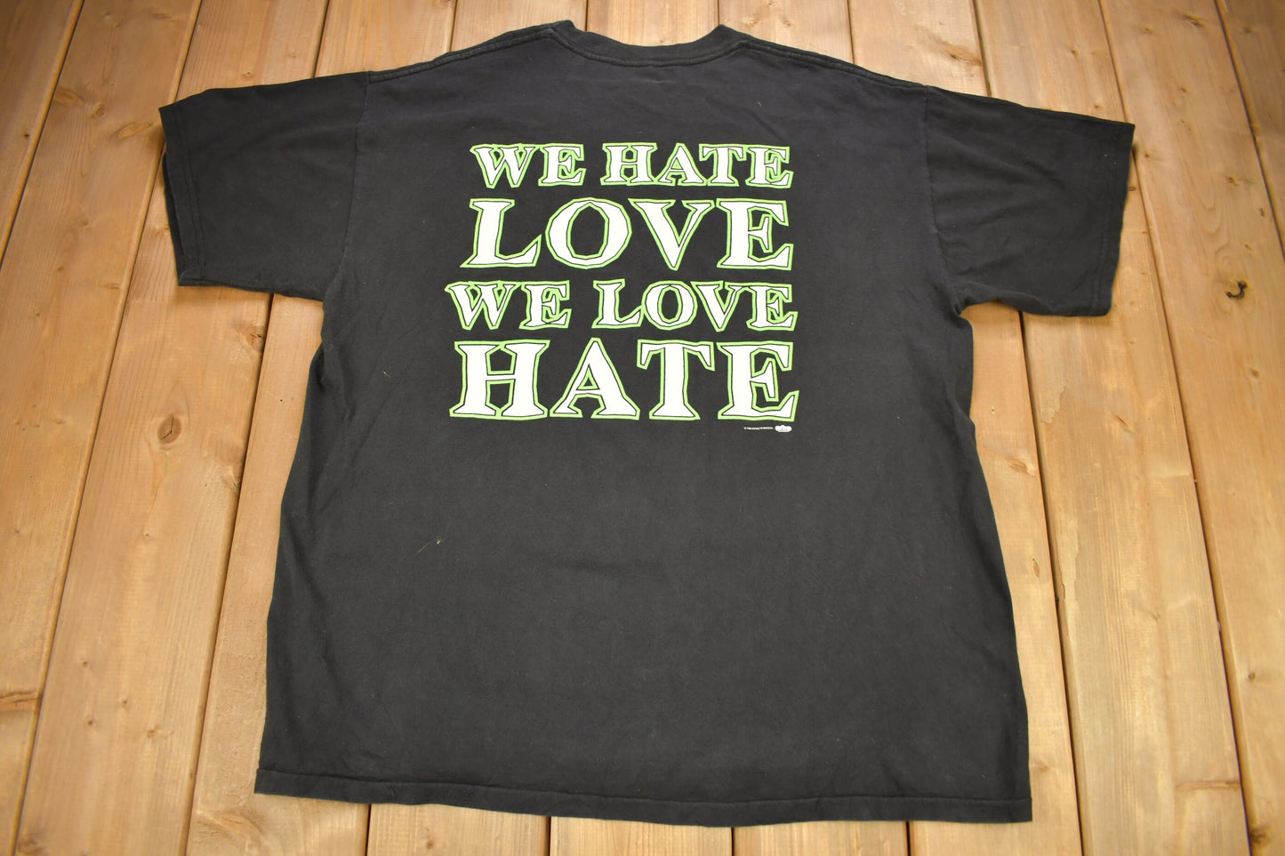 Vintage 1990s Marilyn Manson "We Hate Love We Love Hate" T Shirt / Size XL / Winterland / Manson Tee