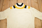 Vintage 1970s Acrylic Knitted Mockneck Sweater