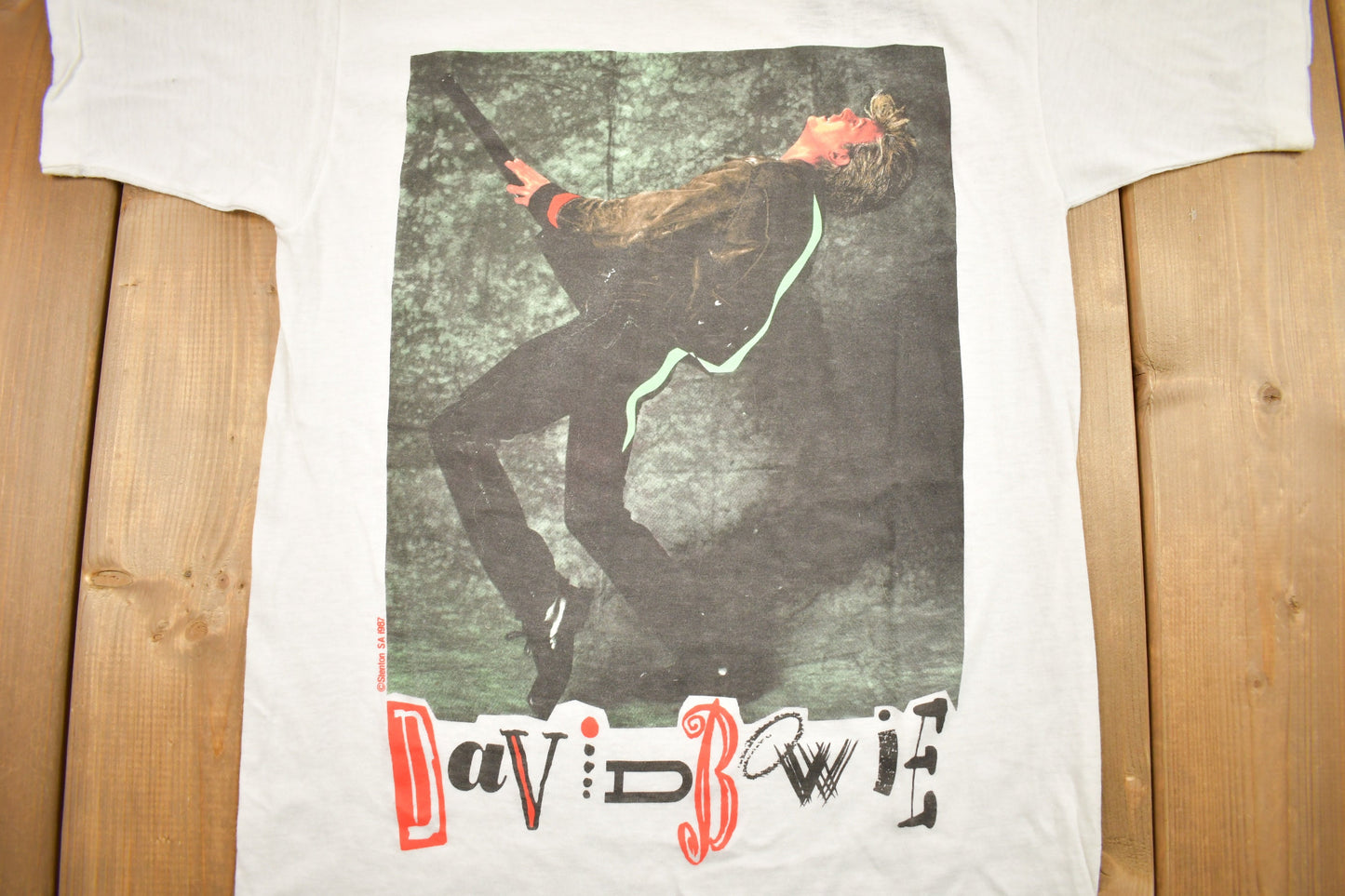 Vintage 1987 David Bowie The Glass Spider Tour Band Shirt / Band Tee / Single Stitch / Made in USA / Music Promo / Premium Vintage