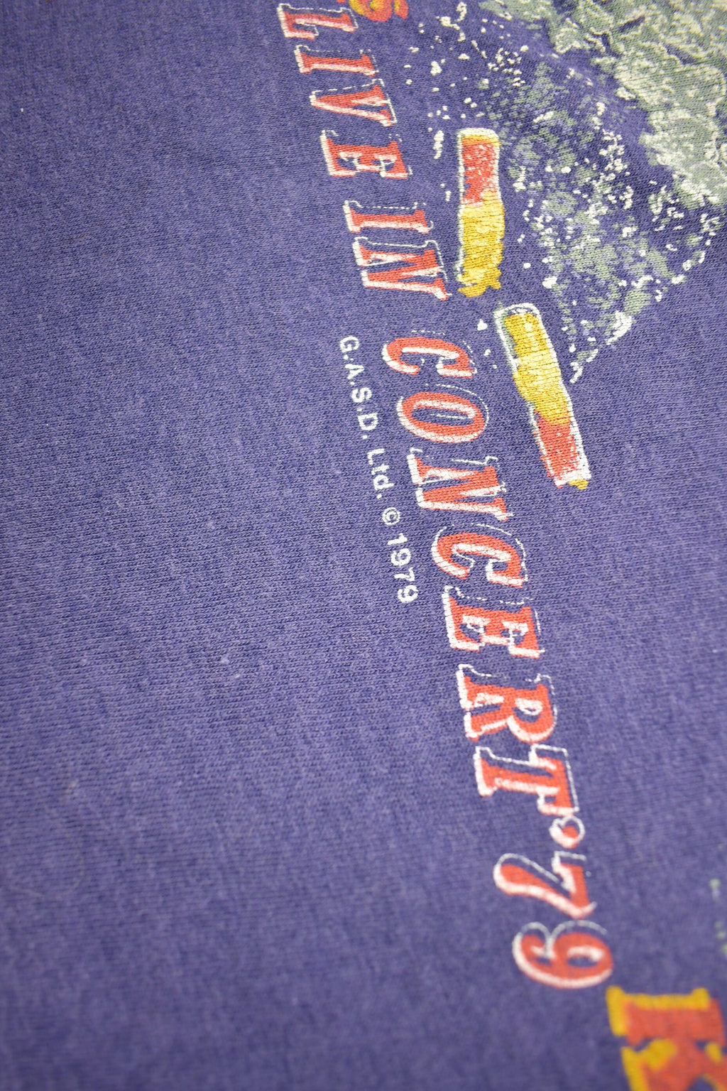 Vintage 1979 The Kinks Live In Concert Band T-shirt